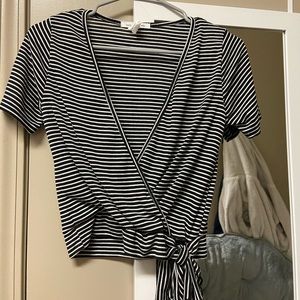 Caution to the Wind Wrap Top